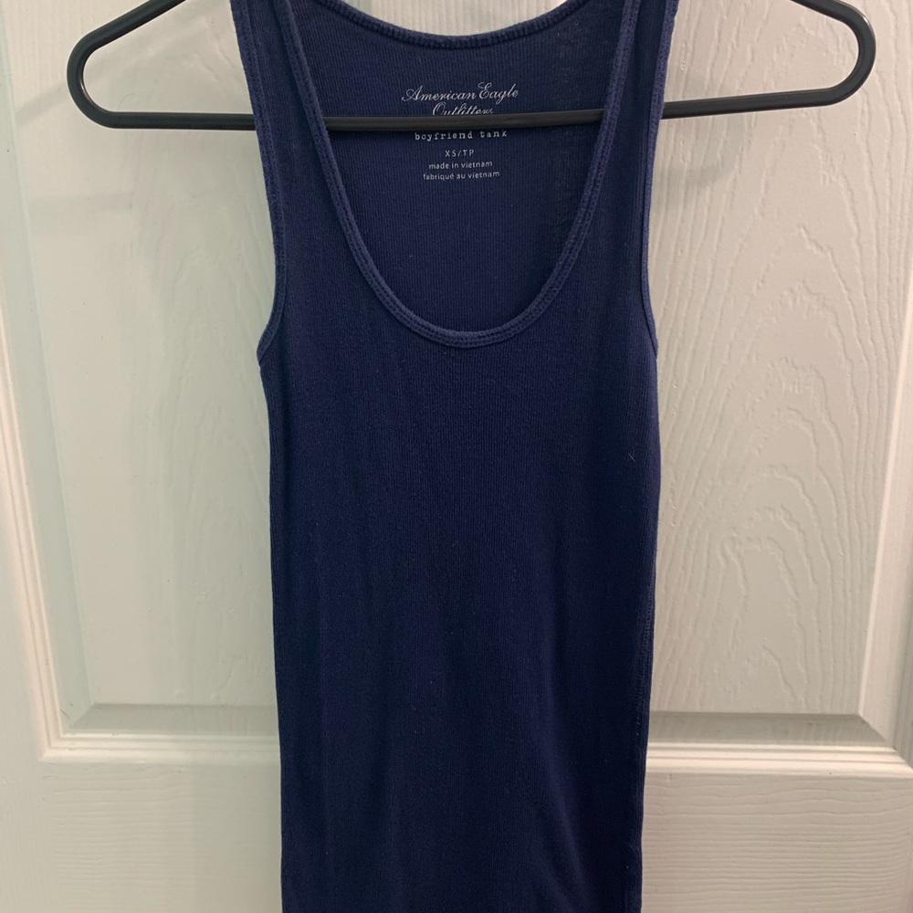 Navy blue tank top